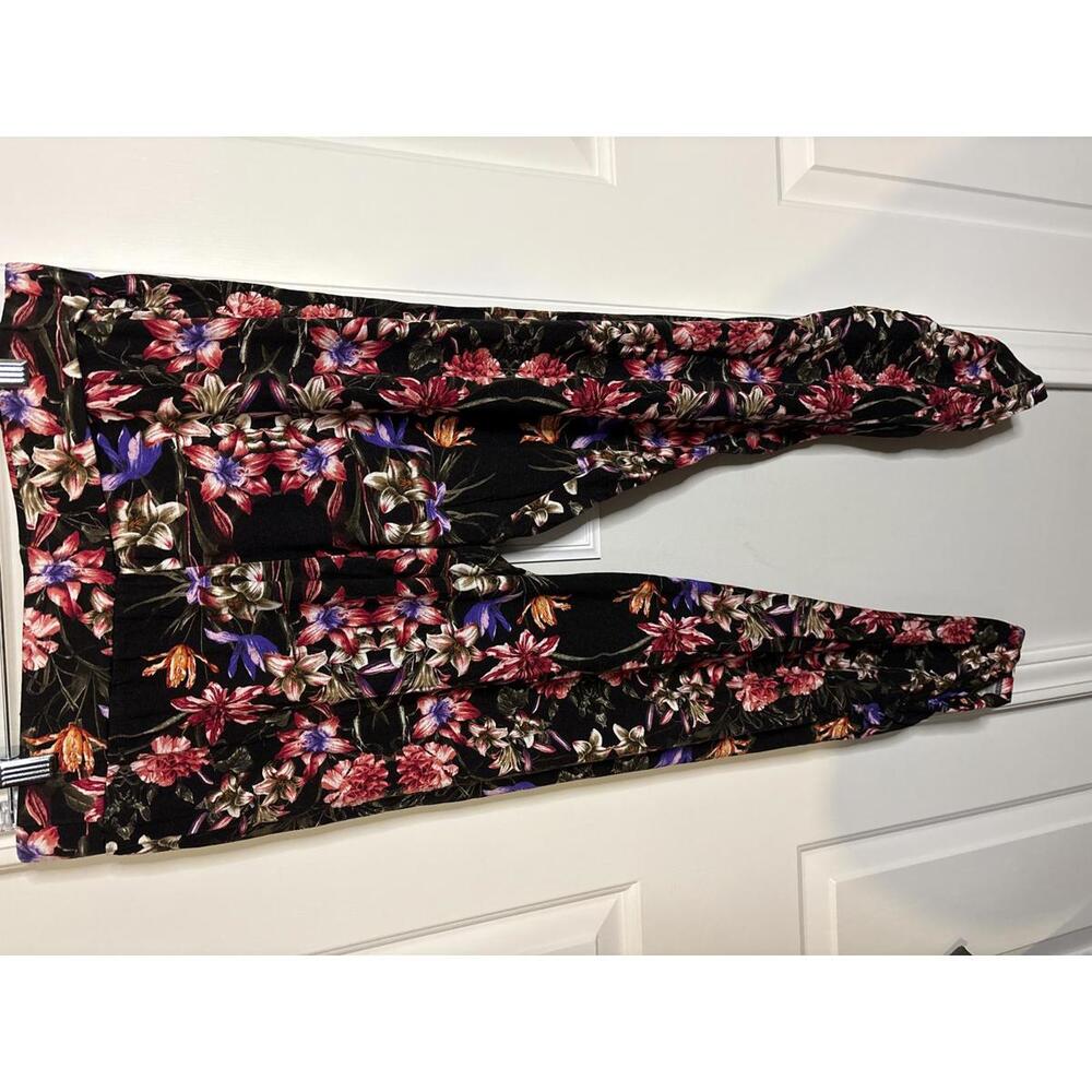 Michael Lauren Women's Floral Patterned Leggings Large 458